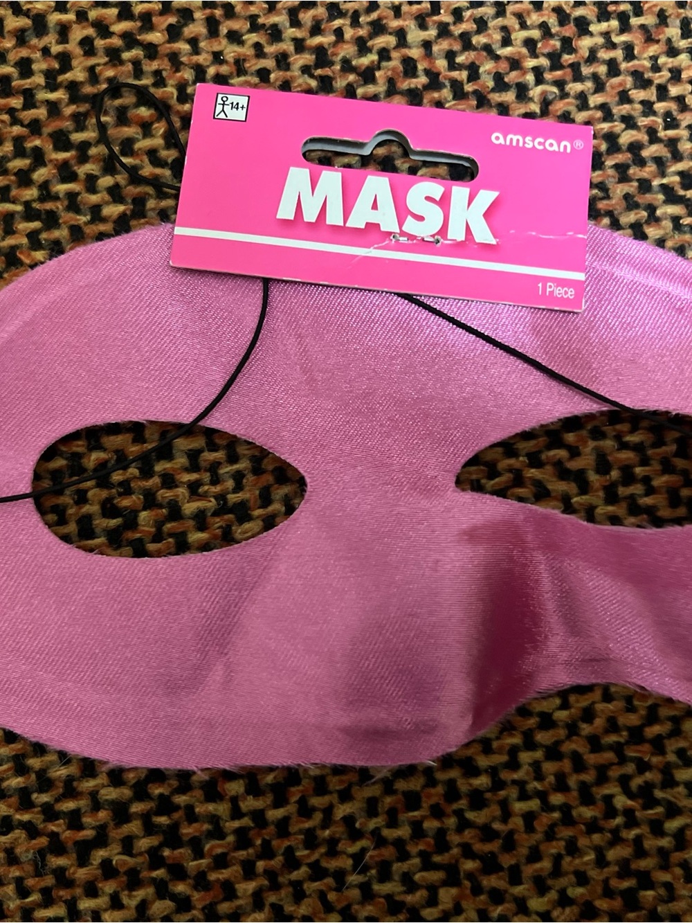 Amscan Kids Pink Satin Party Eye Mask
